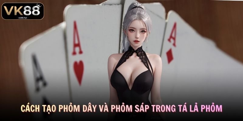 Cách tạo phỏm dây và phỏm sáp trong Tá Lả Phỏm