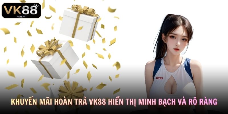 Khuyến mãi hoàn trả VK88 hiển thị minh bạch và rõ ràng